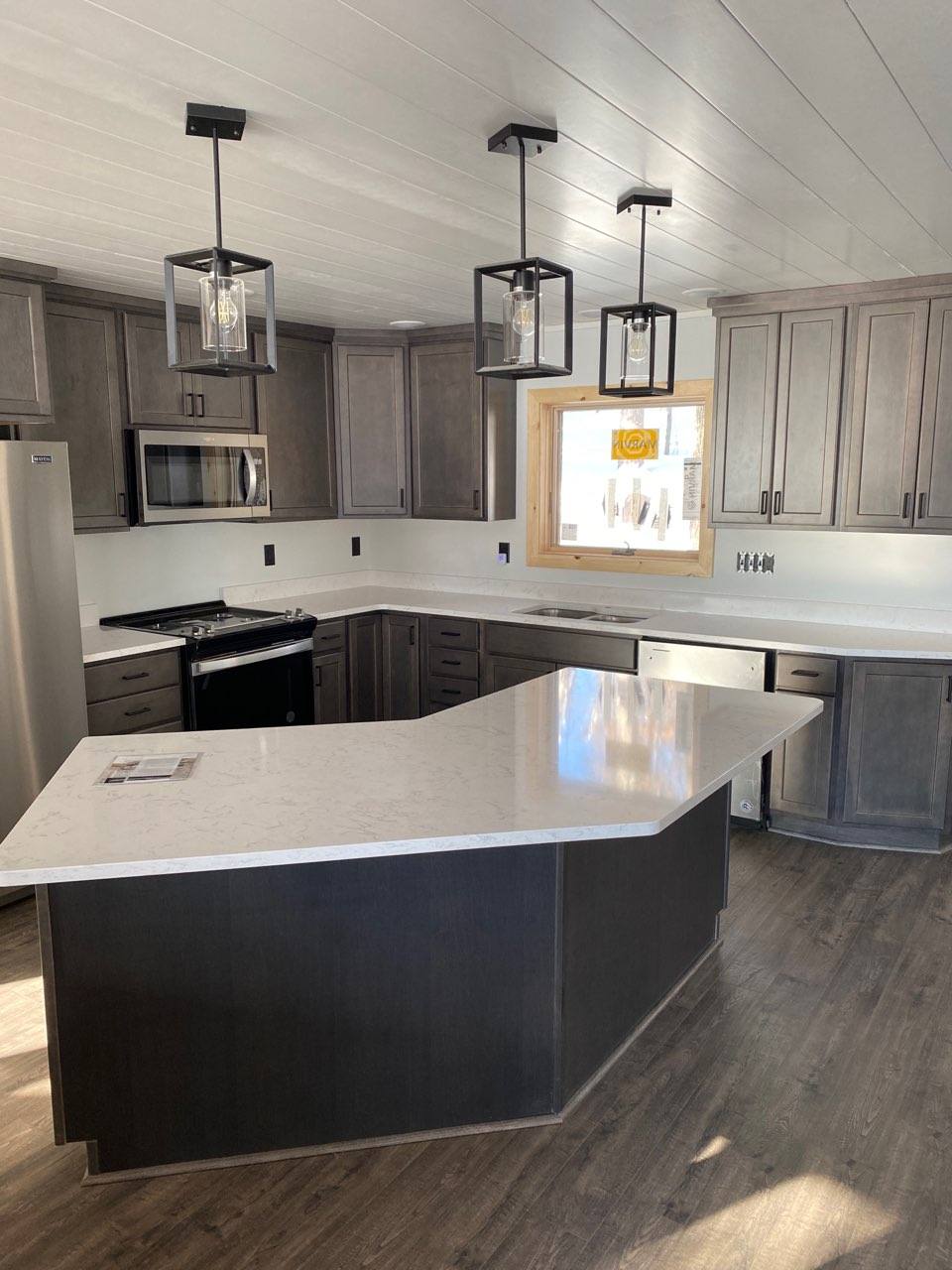 Kitchen Cabinets & Island