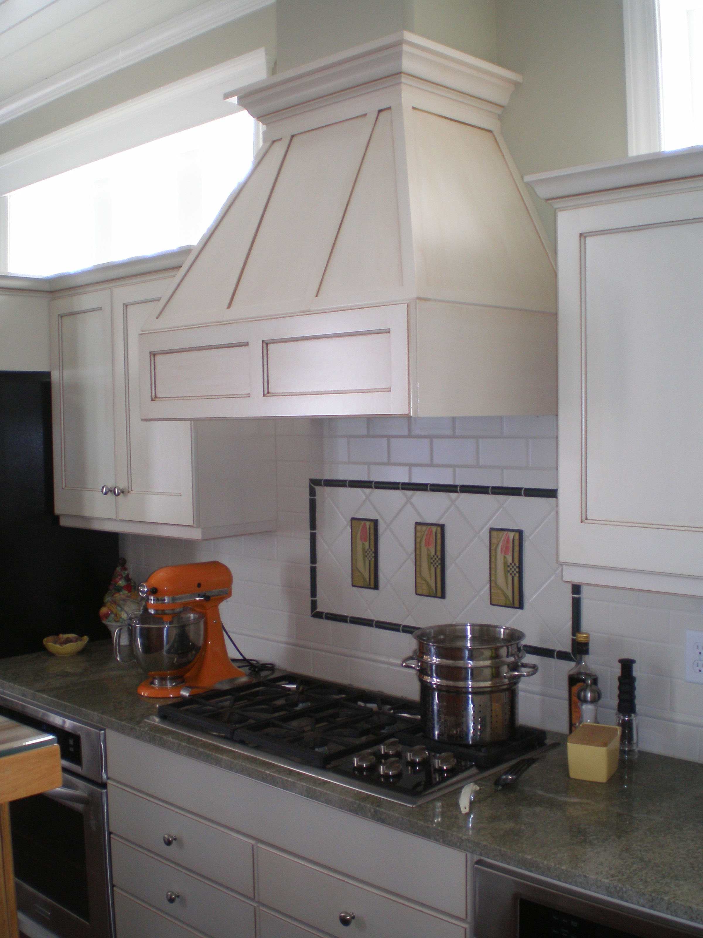 Kitchen Cabinets and Range Hood