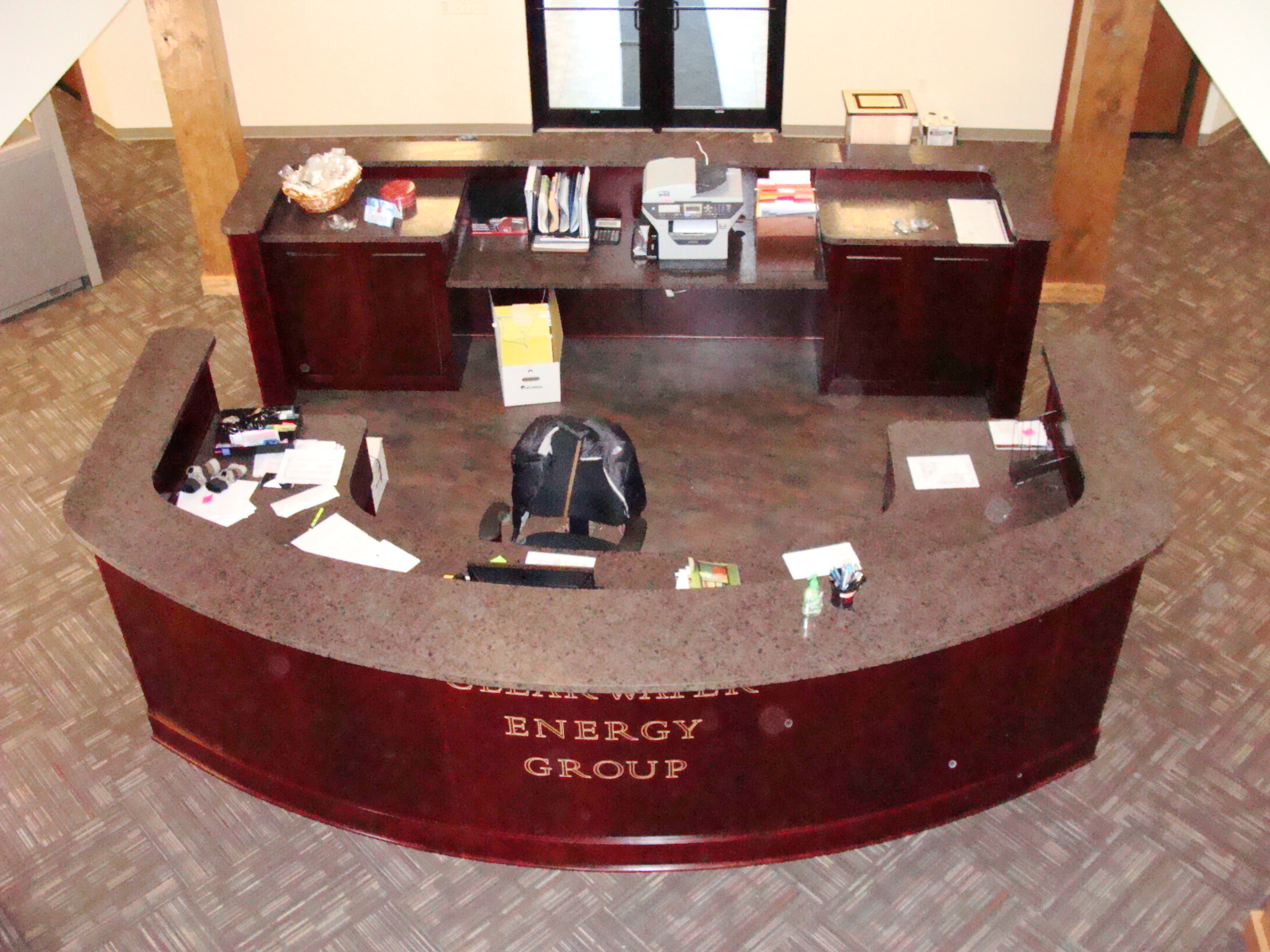 Commercial Desk & Storage